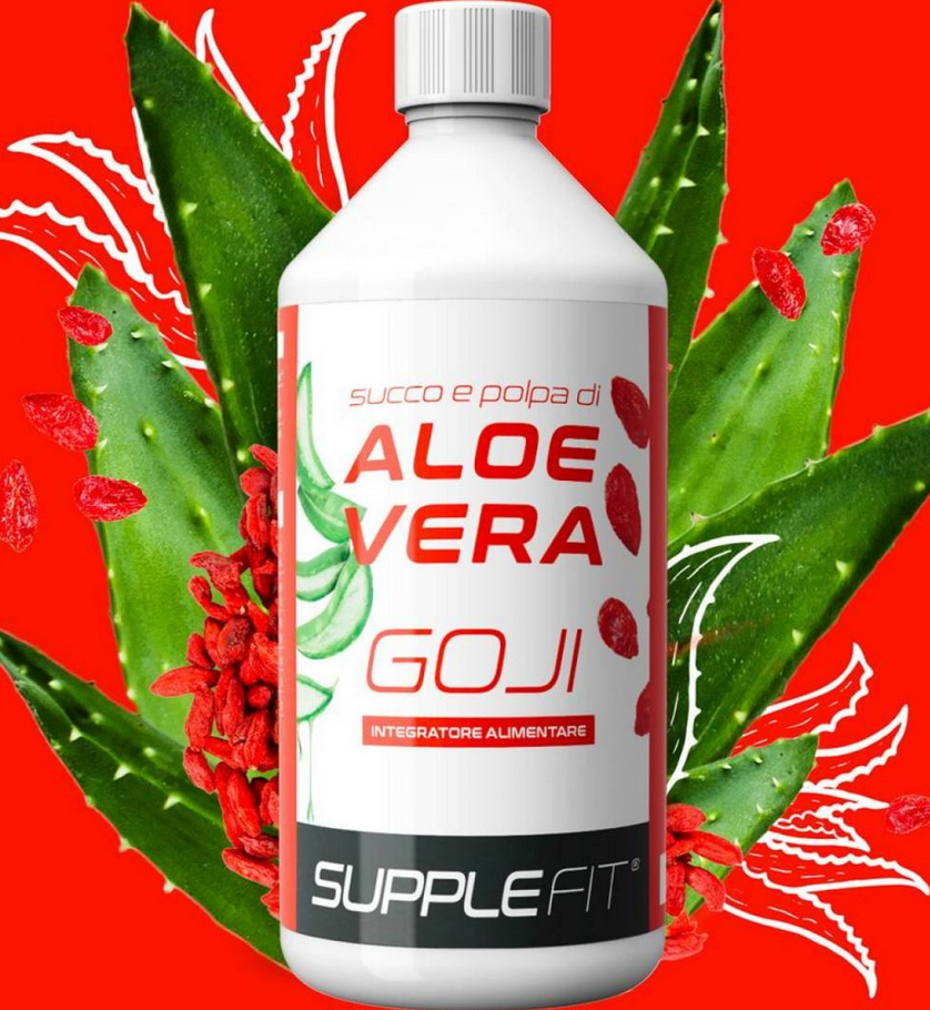 INTB009  Aloe Vera succo e polpa con Goji 1000 ml