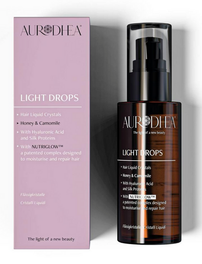 CAP28 LIGHT DROPS Miel &amp; Camomille Cristaux liquides pour cheveux 50 ml