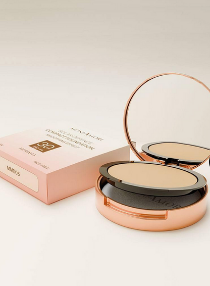 MM005 Fond de Teint Compact Solar Defense Meringue avec SPF 30
