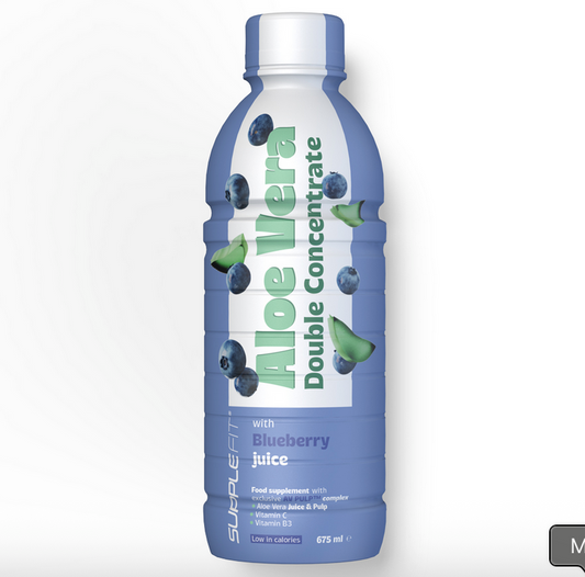 INTB061 Jus et pulpe d'aloe vera au jus de myrtille 675 ml