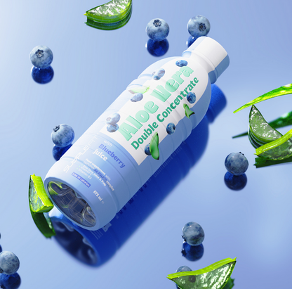 INTB061 Jus et pulpe d'aloe vera au jus de myrtille 675 ml